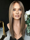 22” IVORY PREMIUM EUROPEAN WIG #2056