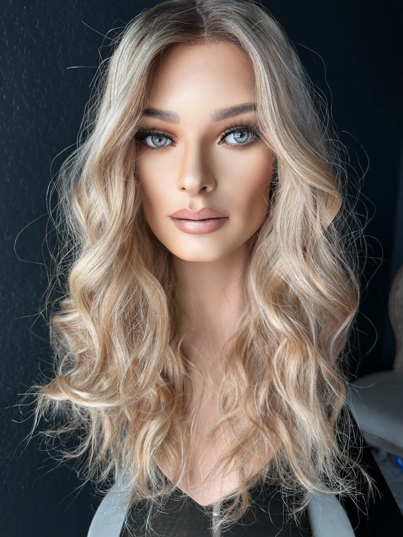 24” ELEGANCE WAVY PREMIUM EUROPEAN WIG #2356