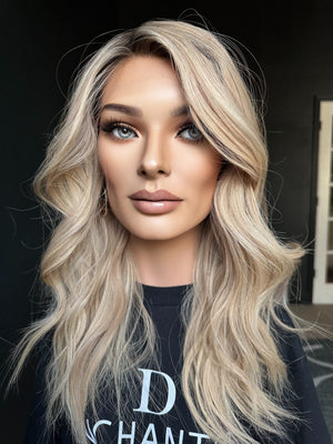 22” ELEGANCE PREMIUM EUROPEAN WIG #2204