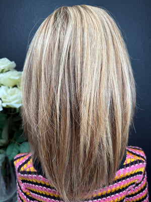 16” IVORY PREMIUM EUROPEAN WIG #2114