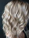 20" IVORY WAVY PREMIUM EUROPEAN WIG #2298