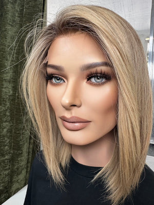 16” IVORY PREMIUM EUROPEAN WIG #2120