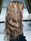 24" IVORY WAVY PREMIUM EUROPEAN WIG #2143