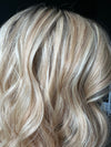 20” IVORY WAVY PREMIUM EUROPEAN WIG # 2301