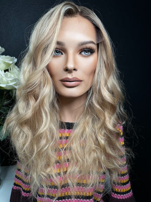 22” ELITE WAVY PREMIUM EUROPEAN WIG #2106
