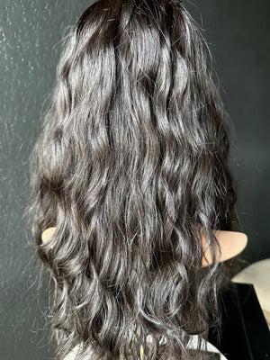 22” LACE TOP WAVY PREMIUM EUROPEAN WIG #2417