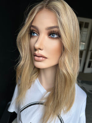 20" IVORY PREMIUM EUROPEAN WIG #2203