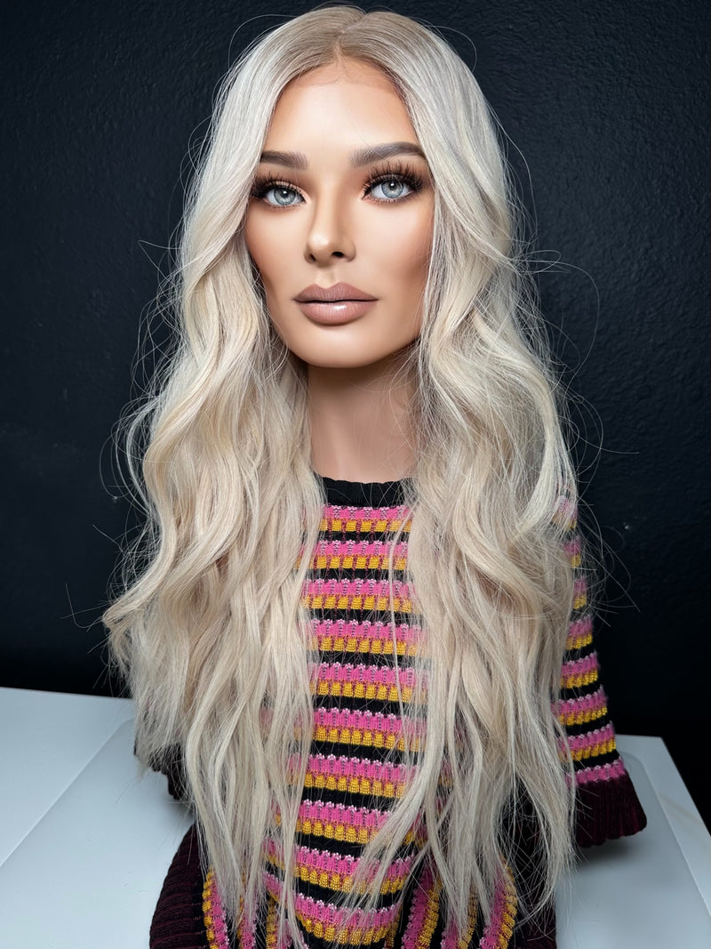 28” ELEGANCE PREMIUM EUROPEAN WIG #2081