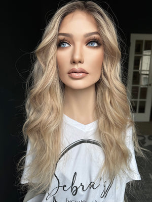 24” ELEGANCE WAVY PREMIUM EUROPEAN WIG #2134