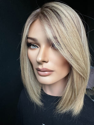 16” IVORY PREMIUM EUROPEAN WIG #2120