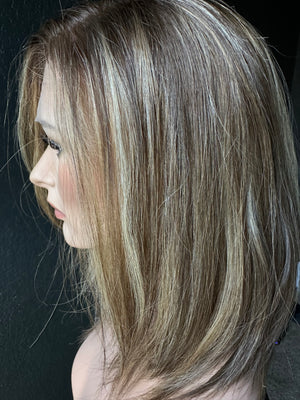 18" LACE TOP PREMIUM EUROPEAN WIG #2316