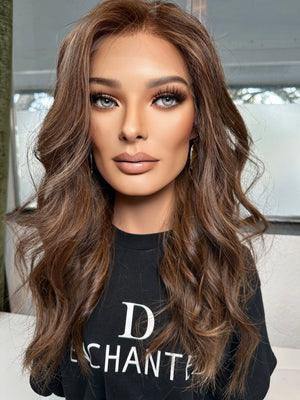24" LACE TOP PREMIUM EUROPEAN WIG #2185