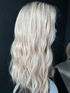 25” IVORY PREMIUM EUROPEAN WIG #W005