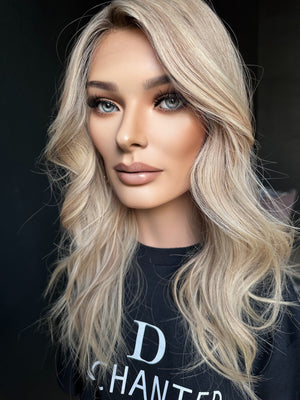 22” ELEGANCE PREMIUM EUROPEAN WIG #2204