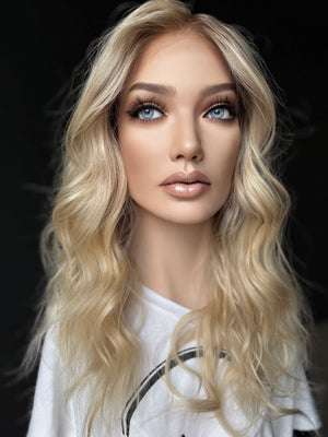 22” ELEGANCE WAVY PREMIUM EUROPEAN WIG #2243