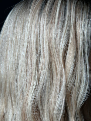 25” IVORY PREMIUM EUROPEAN WIG #W005