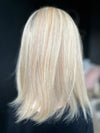 14” IVORY PREMIUM EUROPEAN WIG #2130