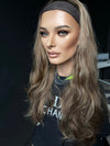 24" HAT/HAIRBAND WAVY WIG PREMIUM EUROPEAN WIG #2111