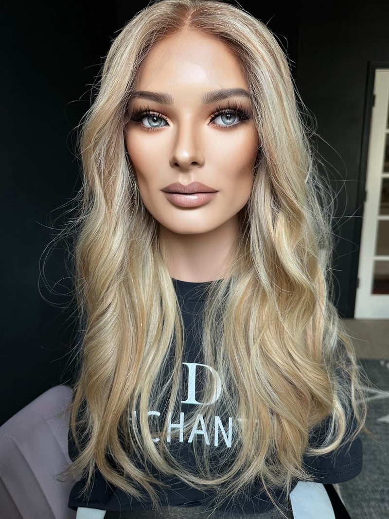 24” LACE TOP PREMIUM EUROPEAN WIG #W006