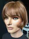 SHORT LAYERED WITH BANGS  PREMIUM EUROPEAN ALLURE WEFTED WIG #2170 *SMALL*