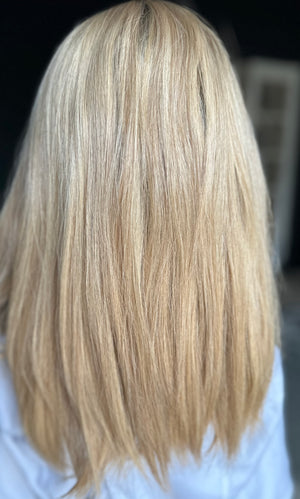 20" IVORY PREMIUM EUROPEAN WIG #2203