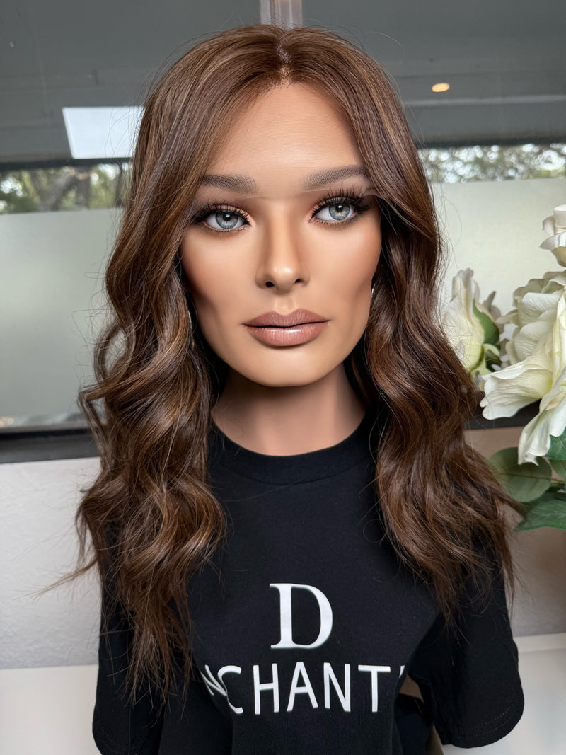 22” ELEGANCE WAVY PREMIUM EUROPEAN WIG #2103
