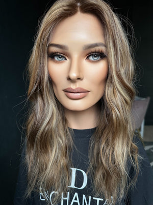 22" ELITE BEACHY WAVE PREMIUM EUROPEAN WIG #2237