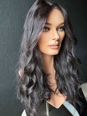 22” LACE TOP WAVY PREMIUM EUROPEAN WIG #2417