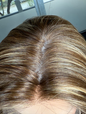 16” IVORY PREMIUM EUROPEAN WIG #2128