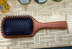 DEBRA'S ENCHANTED WOODEN PADDLE BRUSH