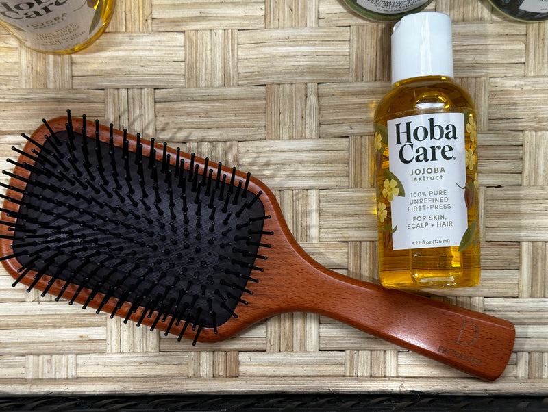 DEBRA'S ENCHANTED WOODEN PADDLE BRUSH